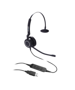 PROA-HS10USB-EPCOM PROAUDIO-Audífonos USB de Diadema MONO con Audio HD / Micrófono con Cancelación de Ruido / Calidad para uso en Oficina