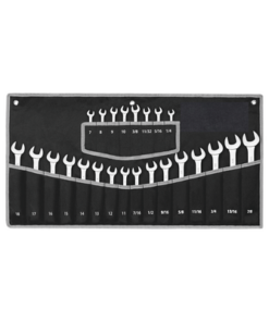 PST-H030-02-PRECISION-Juego de 24 Llaves Combinadas Métricas e Inglesas con Estuche.