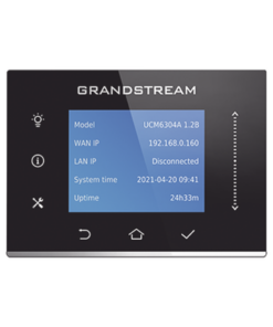 UCM6304A-GRANDSTREAM-Conmutador IP-PBX para hasta 1000 usuarios y 150 llamadas simultaneas, 4FXO, 4FXS, solución para PyMEs