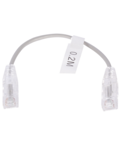 LP-UT6-020-GY28-LINKEDPRO BY EPCOM-Cable de Parcheo Slim UTP Cat6 - 20 cm (7.87 Pulgadas) Gris Diámetro Reducido (28 AWG)