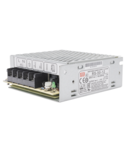 RS-50-12-MEANWELL-Fuente de Poder Industrial Conmutada 50W de Potencia, 12Vcc, 4.2A