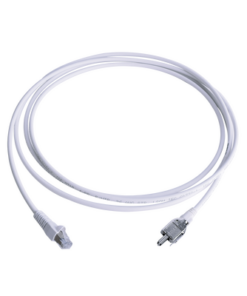 T2E2-03M-B01L-SIEMON-Patch Cord TERA Cat5e 10/100BASE-T, de 2 pares y conector modular, LS0H, Color Negro, 3 metros