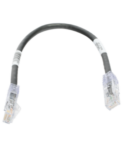 UTPSP1BLY-PANDUIT-Cable de Parcheo TX6, UTP Cat6, 24 AWG, CM, Color Negro, 0.3 Metros (1 Pie)
