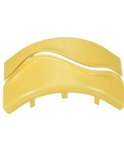 FROVRASC4LYL-PANDUIT-Tapa de Bajada Vertical Exterior de 90º, Para uso con Canaletas 4X4 FiberRunner™, Color Amarillo