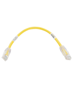 UTPSP1YLY-PANDUIT-Cable de Parcheo TX6, UTP Cat6, 24 AWG, CM, Color Amarillo, 0.3 Metros (1 Pie)