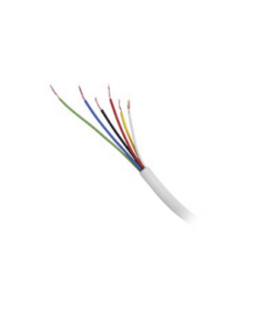 1107-1101-HONEYWELL HOME RESIDEO-( Venta de cable por metro ) 6 X 22 AWG, Uso INTERIOR, de color blanco para aplicaciones de alarmas de intrusión y automatización.