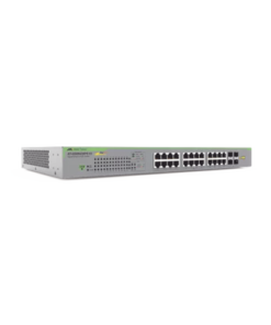 AT-GS950-28PS-V2-10-ALLIED TELESIS-Switch PoE+ Gigabit WebSmart de 24 puertos 10/100/1000 Mbps + 4 puertos SFP Gigabit, 185 W, Version 2