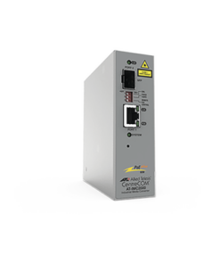 AT-IMC2000TP/SP-980-ALLIED TELESIS-Convertidor de medios industrial PoE+ de 10/100/1000 RJ45 Gigabit - 100X/1000X SFP