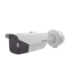 DS-2TD2628-10/QA-HIKVISION-Cámara Bala IP Térmica y Óptica Biespectral / Análisis de Video (VCA) para Protección Perimetral / Medición de Temperatura -20°C a 150°C / Teleobjetivo Térmico 9.7mm / Térmica 256 x 192 / &Oa