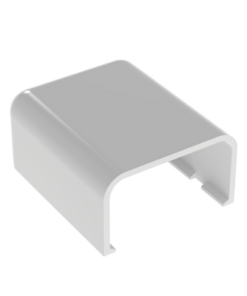 ECF10WH-X-PANDUIT-Tapa Final, para uso con canaleta LD10, material ABS, Color Blanco