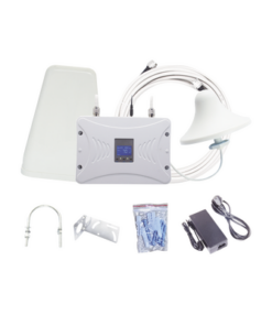 EP20-TB-4GV2-EPCOM-Kit Amplificador de Señal Celular 2G, 3G y 4G / Mejora llamadas convencionales y VoLTE / Amplifica señal de TELCEL, AT&T y MOVISTAR / Cubre hasta 300 m² con una antena y hasta 900 m² con 3 antenas.