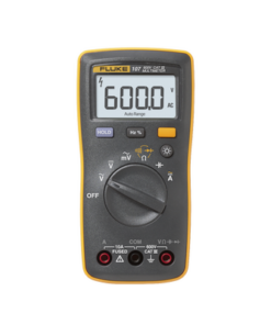 FLUKE-107ESP-FLUKE-Multímetro Digital de Tamaño Compacto, Para Medición de Corriente y Tensión, Uso con Voltaje Máximo de 600 V, Pantalla LED Retroiluminada