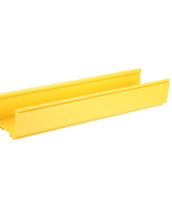 FR6X4YL6-PANDUIT-Canaleta FiberRunner™ 6X4, de PVC Rígido, Color Amarillo, 1.8 m de Largo