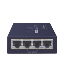HPOE-460-PLANET-Inyector High PoE, de 4 Puertos Gigabit de Entrada, 4 Puertos PoE 802.3af/at Gigabit de Salida Para Cada Puerto, Hasta 30 W por interfaz