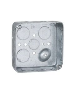 HUB-191-RACO-Caja Cuadrada 4 x 4"/Profundidad  1- 1/2"/ 11 Entradas de 3/4" y 1 de 1/2".