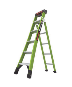 KING-KOMBO2-6IA-AC-Little Giant Ladder Systems-Escalera de Tijera 3 en 1 de 1.8 Metros, Fibra de Vidrio (SKU13906-001). Hecha en E.U.A. (Versión 2.0)