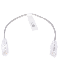 LP-UT6-030-GY28-LINKEDPRO BY EPCOM-Cable de Parcheo Slim UTP Cat6 - 30 cm Gris Diámetro Reducido (28 AWG)