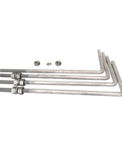 MSC30ANCLAL-SYSCOM TOWERS-Ancla en L para instalación de postes o equipos similares (solo 1 pieza).