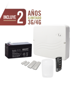 PRO4GEN2K-M2M SERVICES-KIT Alarma Cloud Híbrido/Comunicador 4G Lte Integrado/8 Zonas Cableadas, 32 Inalambricas /Programación 100% vía WEB