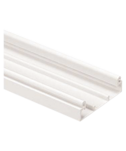 T70BWH6-PANDUIT-Base para canaleta T-70, de PVC rígido, con orificios perforados para montaje, 103.3 x 44.9 x 1828.8 mm, Color Blanco