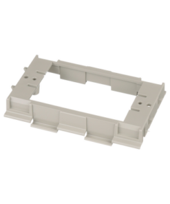 T70DB-X-PANDUIT-Soporte para Montaje de Faceplates en Canaleta T70, de PVC Rígido, Color Gris Internacional