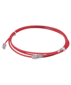 UTP28X7RD-PANDUIT-Cable de Parcheo UTP Cat6A, CM/LSZH, Diámetro Reducido (28AWG), Color Rojo, 7ft