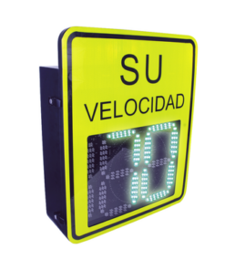 XRADAR-IP-ACCESSPRO-Radar Medidor de Velocidad de 3 Dígitos / Doble salida de Relevador / Tarjeta Micro SD / Puerto de red TCP IP / Detección de Exceso de Velocidad / Integración  con Cámara.