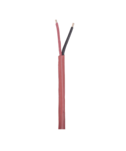 9493-VIAKON-Bobina de 305 metros de alambre 2 x 16 AWG, tipo FPLR, de color rojo, para aplicaciones en sistemas de detección de incendio y Sistemas de Evacuación.