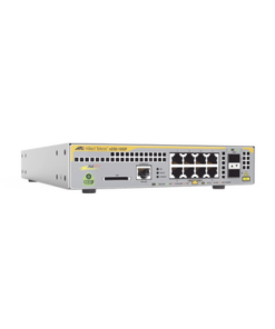 AT-X230-10GP-R-10-ALLIED TELESIS-Switch PoE+ Administrable Capa 3 D/8 Ptos 10/100/1000 + 2 SFP Incluye Montaje AT-RKMT-J14