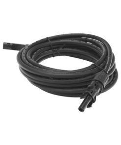 CBLMC42P5MBLK-EPCOM POWERLINE-Cable Fotovoltaico 2.5 m, Negro, Calibre 10 AWG con Terminales MC4 en Ambos Extremos