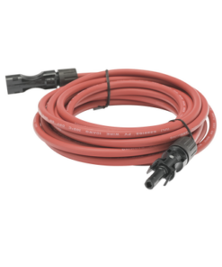 CBLMC42P5MRED-EPCOM POWERLINE-Cable Fotovoltaico, 2.5 m, Rojo, Calibre 10 AWG con Terminal MC4-M en Ambos Extremos