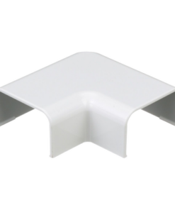 RAF10WH-X-PANDUIT-Conexión en ángulo recto "L", para uso con canaleta LD10, material ABS, Color Blanco
