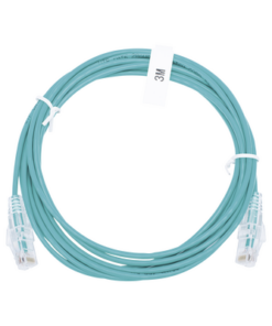 LP-UT6-300-GN-28-LINKEDPRO BY EPCOM-Cable de Parcheo Slim UTP Cat6 - 3 m Verde Diámetro Reducido (28 AWG)
