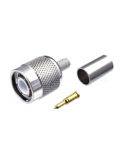 RFT-1803-1-RF INDUSTRIES,LTD-Conector TNC Macho de Anillo Plegable para Cable RG-59/U, Grupo D, Níquel/ Gold/ Delrin.â€‹