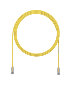 UTP28X7YL-PANDUIT-Cable de Parcheo UTP Cat6A, CM/LSZH, Diámetro Reducido (28AWG), Color Amarillo, 2.13 Metros (7 Pies)