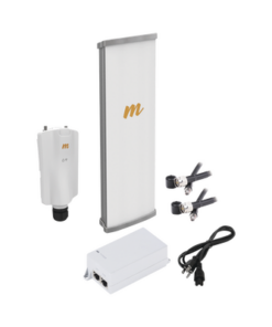 A5XN45KIT-MIMOSA NETWORKS-Kit de radio A5x con antena N545X4, 4.9 a 6.4 GHz, 700 Mbps, hasta 64 usuarios concurrentes,  Monitoreo a travez de la nube, incluye jumper, PoE24V, cable de alimentación y montaje 