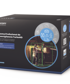 B50-KIT-MIC-EPCOM PROFESSIONAL-Kit TURBOHD 5 Megapixel / DVR 4 Canales / 4 Cámaras de 5 Megapixel con Micrófono Integrado / 4 Cables 18 Metros / Fuente de Poder Profesional 