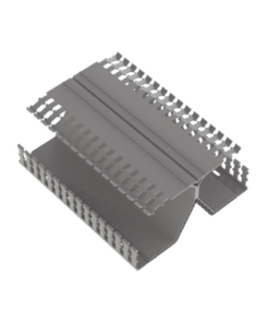 DRD44LG6-PANDUIT-Canaleta Ranurada PanelMax de PVC, Montaje en Riel Din Estándar de 35 mm, 4.12 in de Ancho x 8.23 in de Alto y 1.83 m de Largo, Color Gris