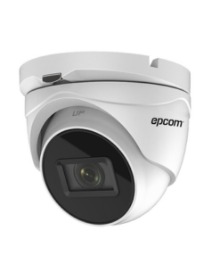 E8-TURBO-G3Z-EPCOM PROFESSIONAL-Turret TURBOHD 2 Megapixel (1080p) / Lente Motorizado 2.7 mm a 13.5 mm / Exterior IP67 / 70 mts IR EXIR / Ultra Baja Iluminación  / METAL / 4 Tecnologías / Exterior IP66