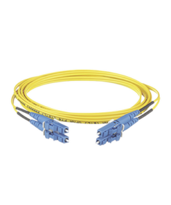 F92ERLNLNSNM012-PANDUIT-Jumper de Fibra Optica Monomodo 9/125 OS2, LC-LC Duplex, OFNR (Riser), Color Amarillo, 12 Metros (39.37 Pies)