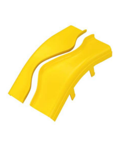 FROV45SC4LYL-PANDUIT-Tapa de Bajada Vertical Exterior de 45º, Para uso con Canaletas 4X4 FiberRunner™, Color Amarillo