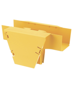 FRVT4X4LYL-PANDUIT-Accesorio en T con Conexión Horizontal y Bajada Vertical a 90º, Para Canaletas FiberRunner™ 4x4, Color Amarillo