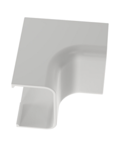 ICF10WH-X-PANDUIT-Esquinero interior, para uso con canaleta LD10, material ABS, Color Blanco