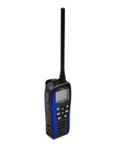IC-M25/21-ICOM-Radio portátil marino color  perla metálico, Rx: 156.050-163.275MHz Tx: 156.025-157.425MHz, 550mW de salida de audio, IPX7 sumergible, batería de 1500mAh