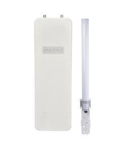 KIT-C1XN+O-ALTAI TECHNOLOGIES-Super Kit WiFi Omnidireccional en 2.4 GHz para WISP, Hasta 300 m de Cobertura, El Kit Incluye Punto de Acceso C1XN+ y Antena Omnidireccional  de 10 dBi, Administración en Nube Gratis con INSIGHTS