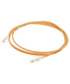 MC6-07-0928-SIEMON-Patch Cord MC6 Modular Cat6 UTP, CM/LS0H, 2.13 Metros (7 Pies), Color Naranja, Diámetro Reducido (28AWG)
