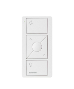 PJ23BRLTSWL01-LUTRON ELECTRONICS-Control remoto PICO 3 botones encender/apagar, subir/bajar intensidad, color blanco, complemente con un atenuador Caseta, RA2, RadioRa2.