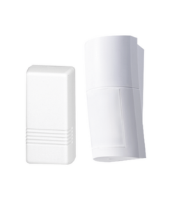 QXI-R-WH-OPTEX-Detector de Movimiento Pasivo con transmisor 5816 Honeywell/ Inalámbrico / Altura de montaje 0.8m a 2.7 m  ajustable  / 100% Exterior / Compatible con serie VISTA y LYNX