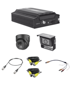 XMR401AHDSKIT-EPCOM-kit sitema de videovigilancia móvil AHD / incluye MDVR de 4 canales análogos AHD / 1 cámara domo para interior/ incluye 2 cámaras para exterior