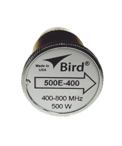 500E-400-BIRD TECHNOLOGIES-Elemento de 500 Watt en Línea 7/8" para Wattmetro BIRD 43 en Rango de Frecuencia de 400 a 800 MHz.
